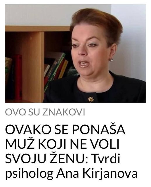 OVAKO SE PONAŠA MUŽ KOJI NE VOLI SVOJU ŽENU: Tvrdi Psiholog Ana Kirjanova! - featured image