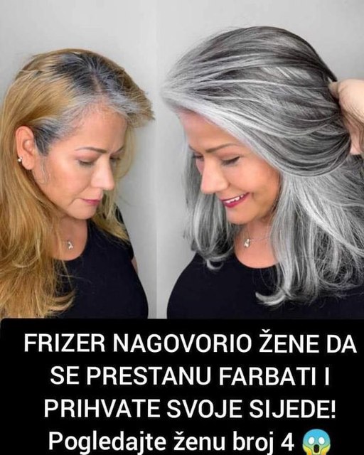 FRIZER NAGOVORIO ŽENE DA SE PRESTANU FARBATI I PRIHVATE SVOJE SIJEDE: Kad vidite sliku broj 4. NEĆETE DOĆI SEBI - featured image