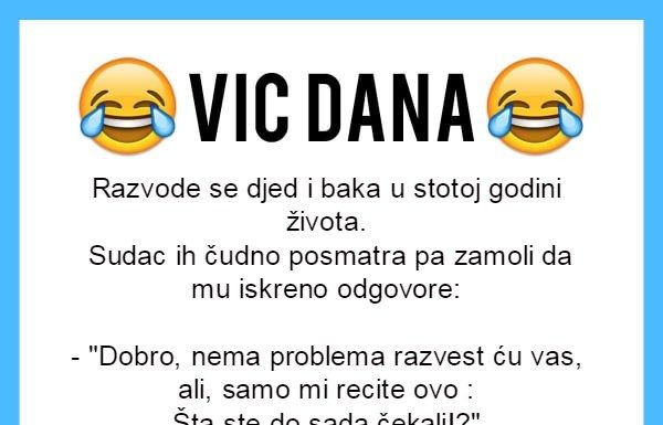VIC DANA: Razvod u stotoj VIC DANA: Razvod u stotoj - featured image