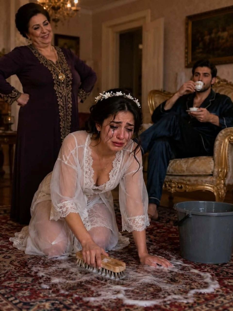 💍💔 Prve noći nakon vjenčanja, svekrva joj je naredila da običnom četkom očisti sve tepihe u kući — mlada žena je odbila, a sljedećeg jutra obitelj je primila vijest koja je sve ostavila bez teksta 🤯😱😳 - featured image