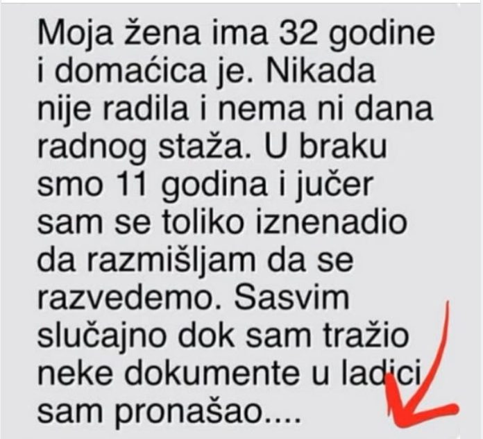 “Moja žena ima 32 godine i domaćica je” - featured image
