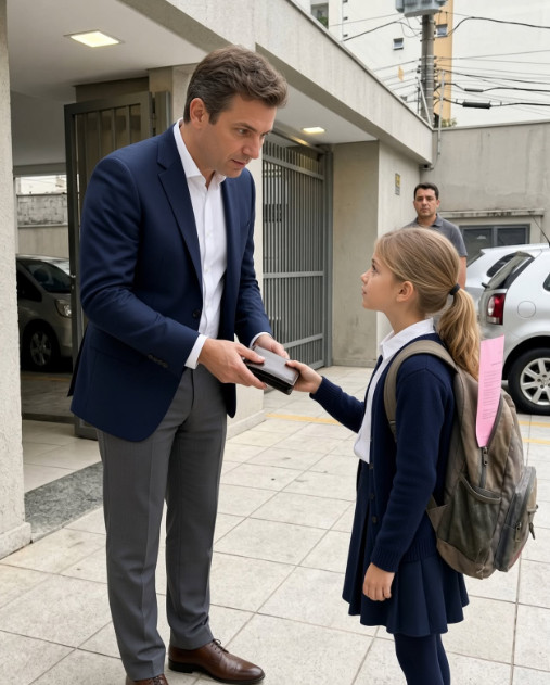 Imala sam samo osam godina kad sam vratila novčanik jednog milijardera umjesto da zadržim novac koji je mogao spasiti moju obitelj. Ali čim je ugledao ružičastu obavijest o deložaciji kako viri iz mog ruksaka, izraz lica potpuno mu se promijenio i povikao je: “Zaključajte sva vrata. Nitko ne izlazi!” Mislila sam da sam u nevolji, ali nisam imala pojma da sam se našla usred tajne zakopane prije dvanaest godina. - featured image