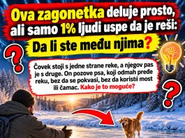 Ova zagonetka deluje prosto, ali samo 1% ljudi uspe da je reši: Da li ste među njima? Ova zagonetka deluje prosto, ali samo 1% ljudi uspe da je reši: Da li ste među njima? - featured image